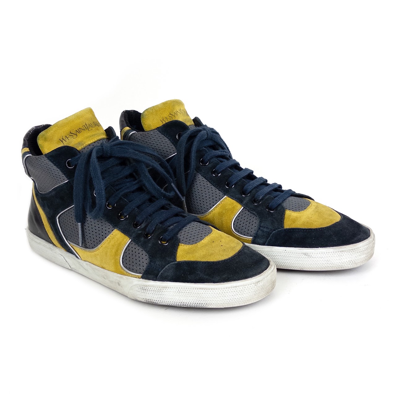 Yves Saint Laurent Suede Court Classic Sneakers