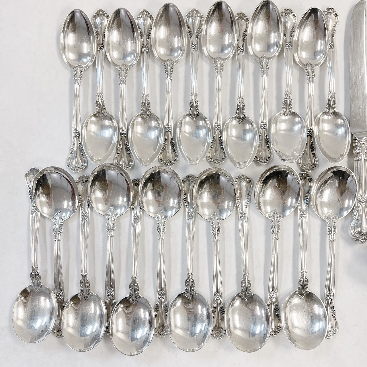 Gorham Sterling Silver Flatware Service for Eleven