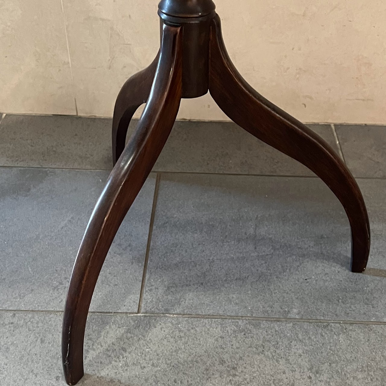 Early 20th C. Mahogany Octagonal Tilt-Top Accent Table