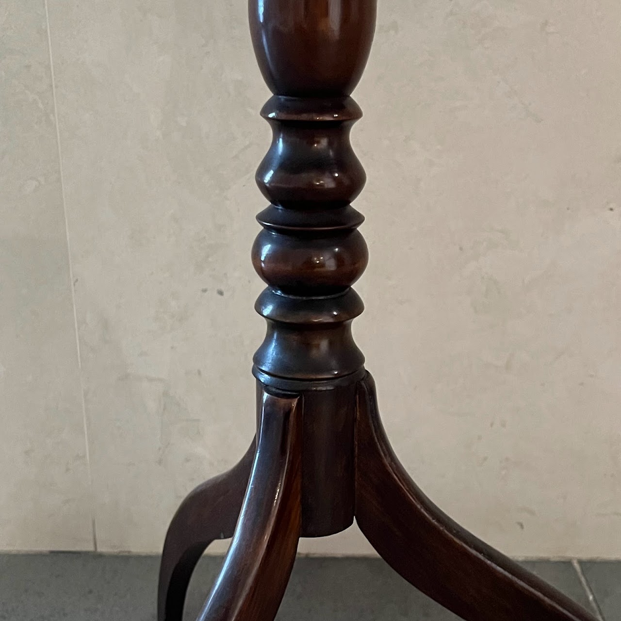 Early 20th C. Mahogany Octagonal Tilt-Top Accent Table