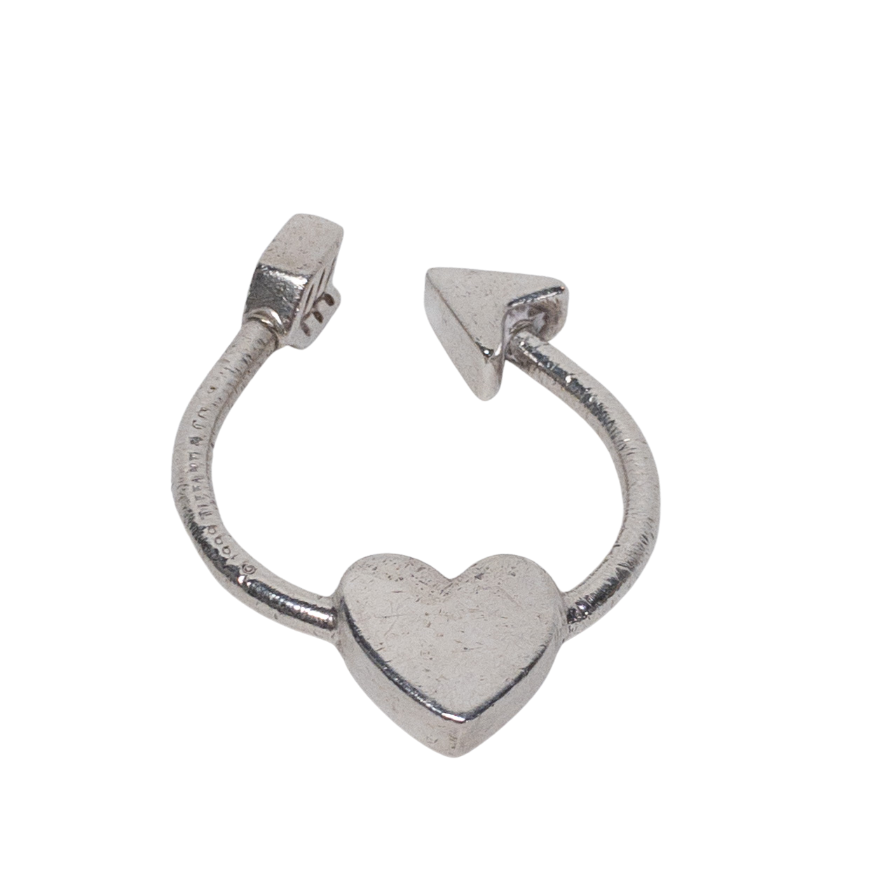 Tiffany & Co. Sterling Silver 'Vintage 'Be Mine' Key Fob