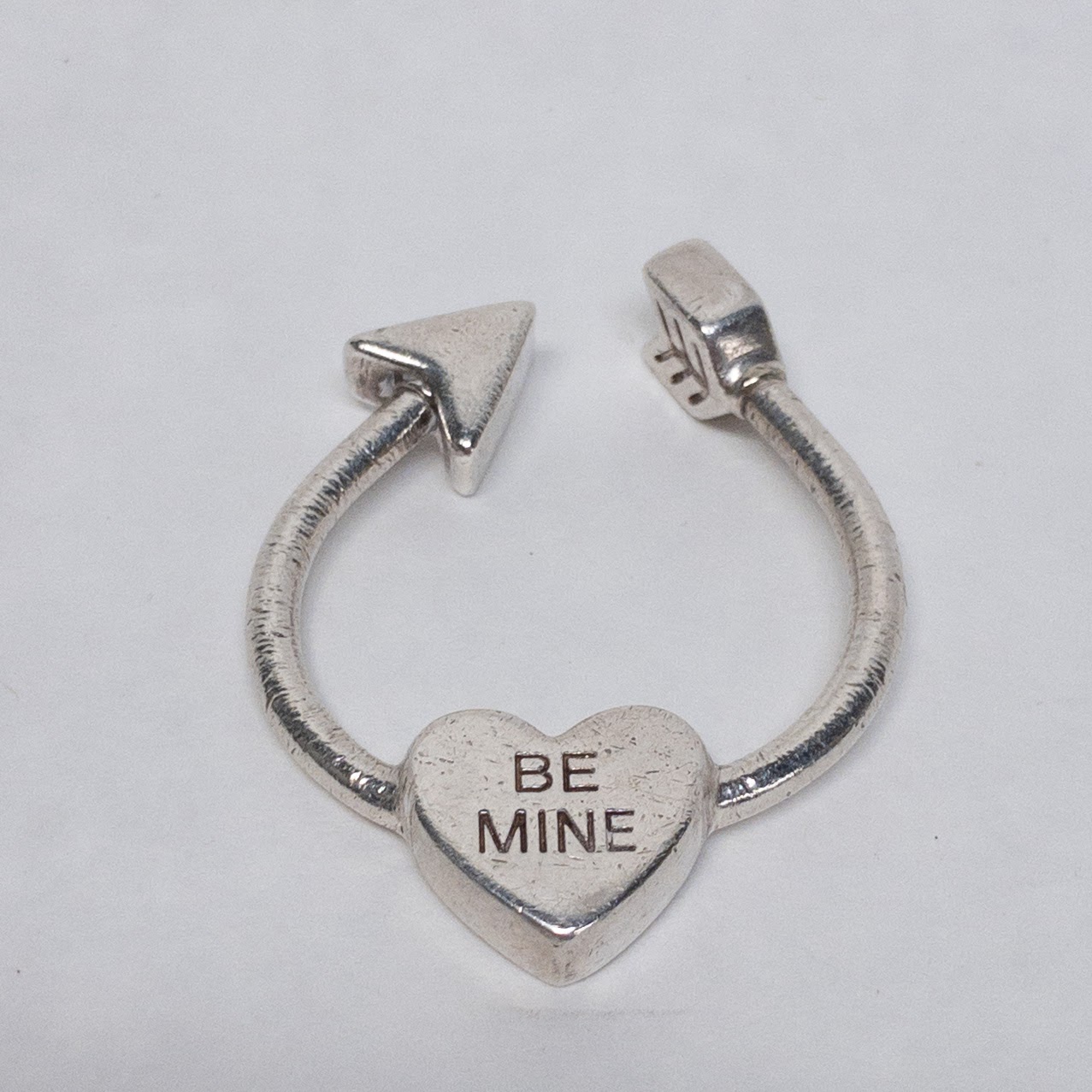 Tiffany & Co. Sterling Silver 'Vintage 'Be Mine' Key Fob