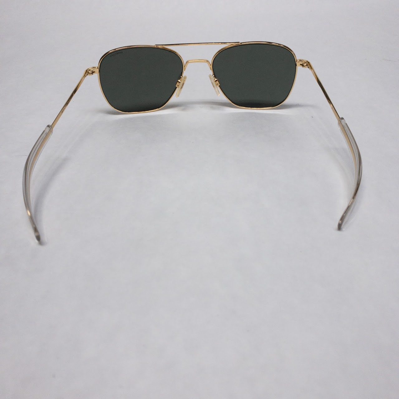 Randolph Brass Aviator Sunglasses