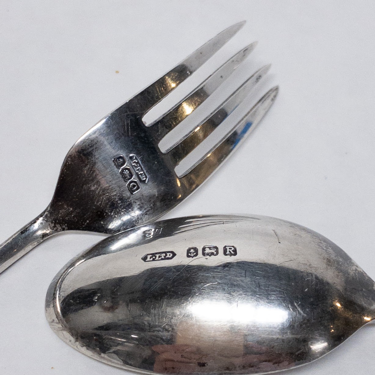 Sterling Silver Fork & Spoon Set