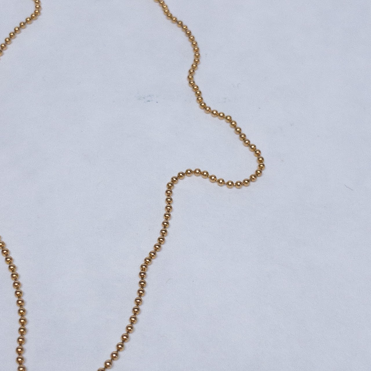 14K Gold Shot Bead Chain