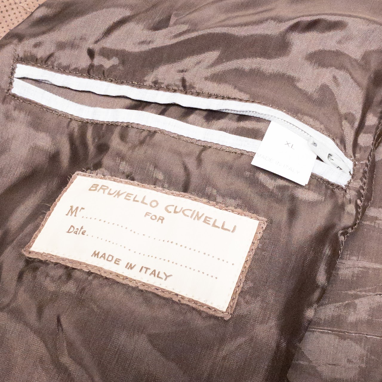 Brunello Cucinelli Suede Bomber Jacket