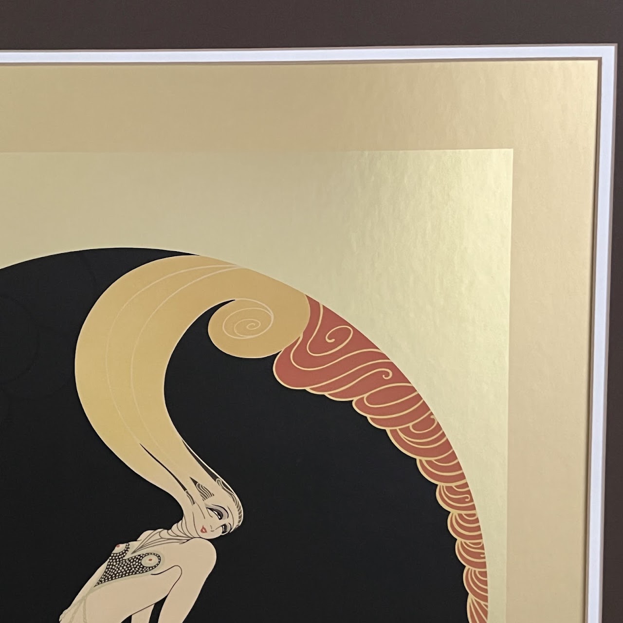 Erté 'L'Amour' Poster by Mirage Editions for Grosvernor Gallery London