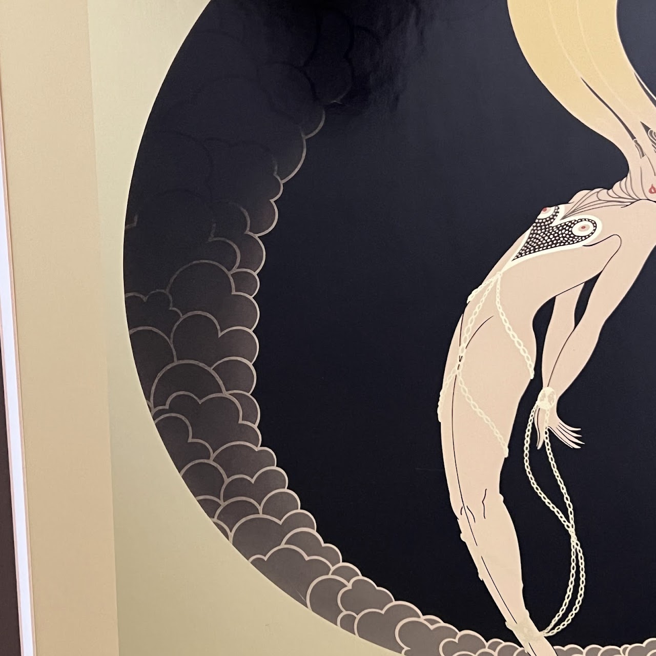 Erté 'L'Amour' Poster by Mirage Editions for Grosvernor Gallery London