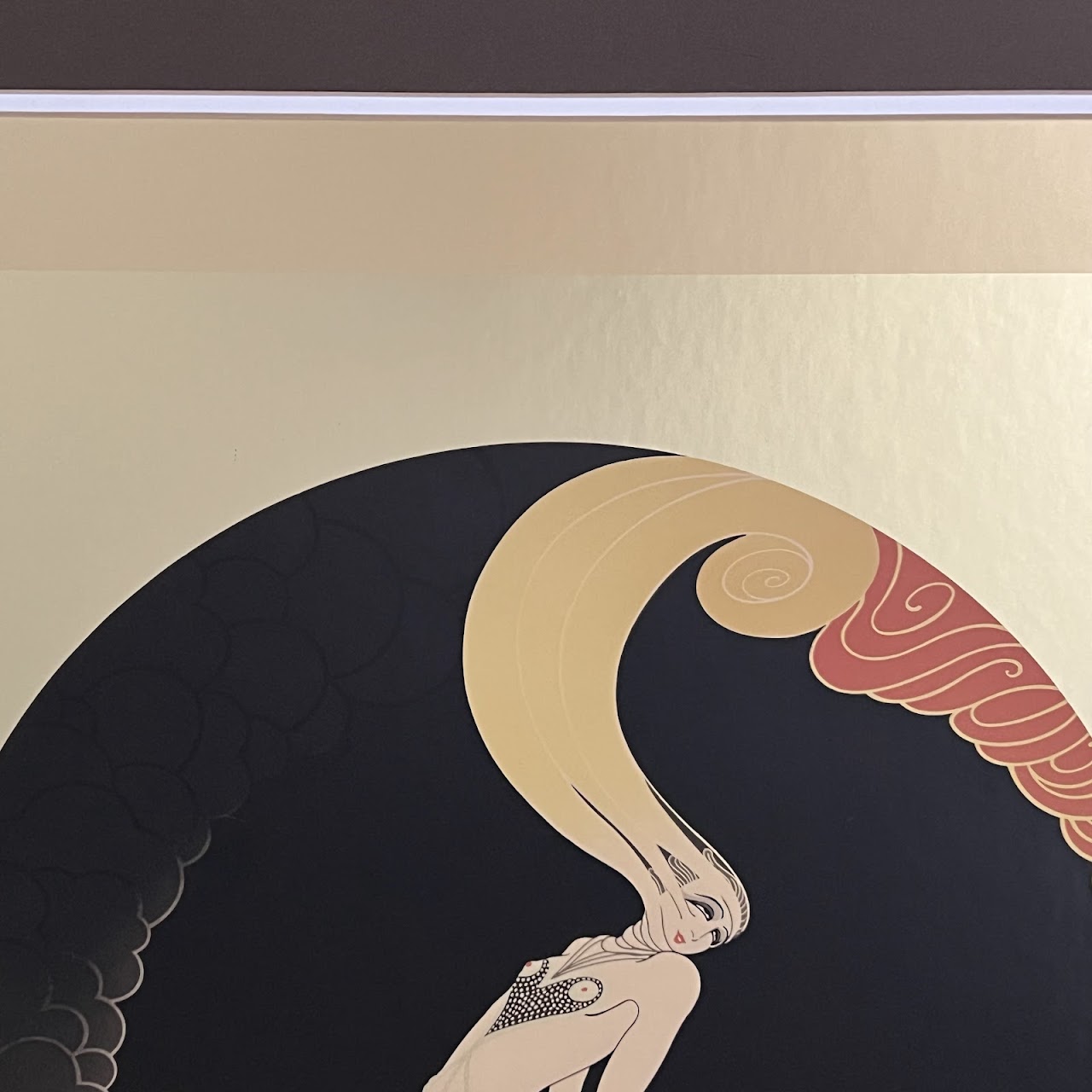 Erté 'L'Amour' Poster by Mirage Editions for Grosvernor Gallery London