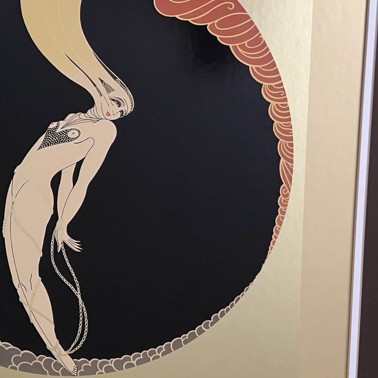 Erté 'L'Amour' Poster by Mirage Editions for Grosvernor Gallery London