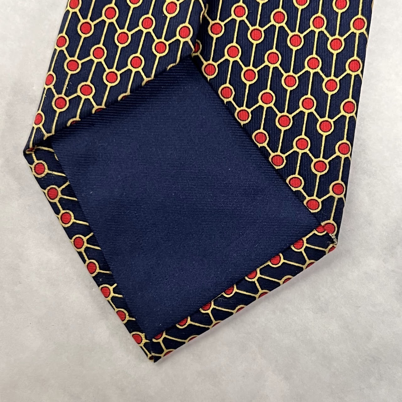 Hermès Geometric Patterned Tie