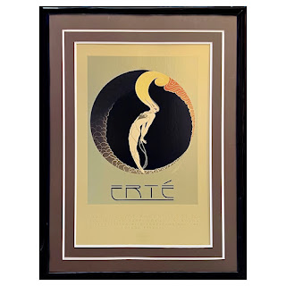 Erté 'L'Amour' Poster by Mirage Editions for Grosvernor Gallery London