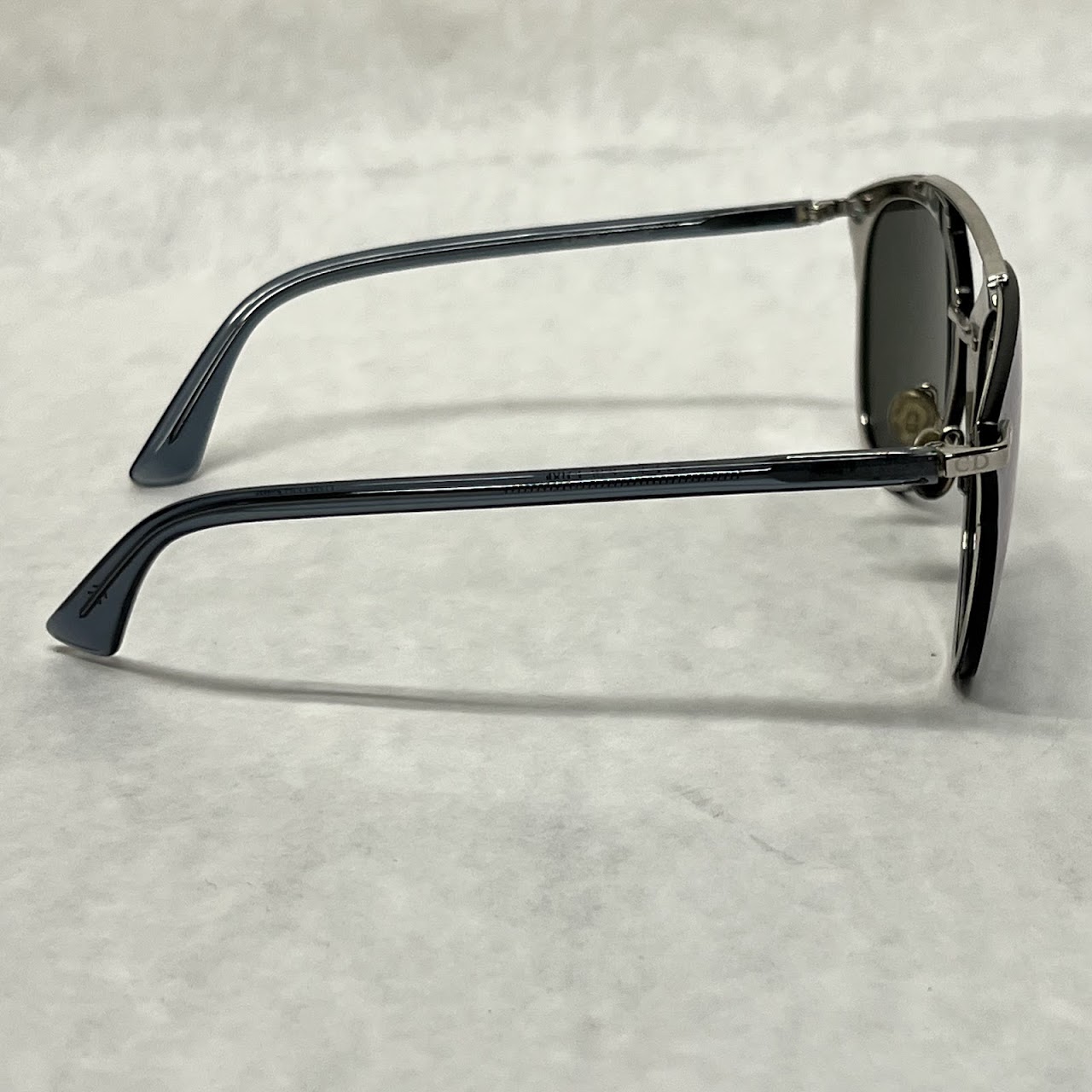 Christian Dior Mirrored Double-Bridge Sunglasses