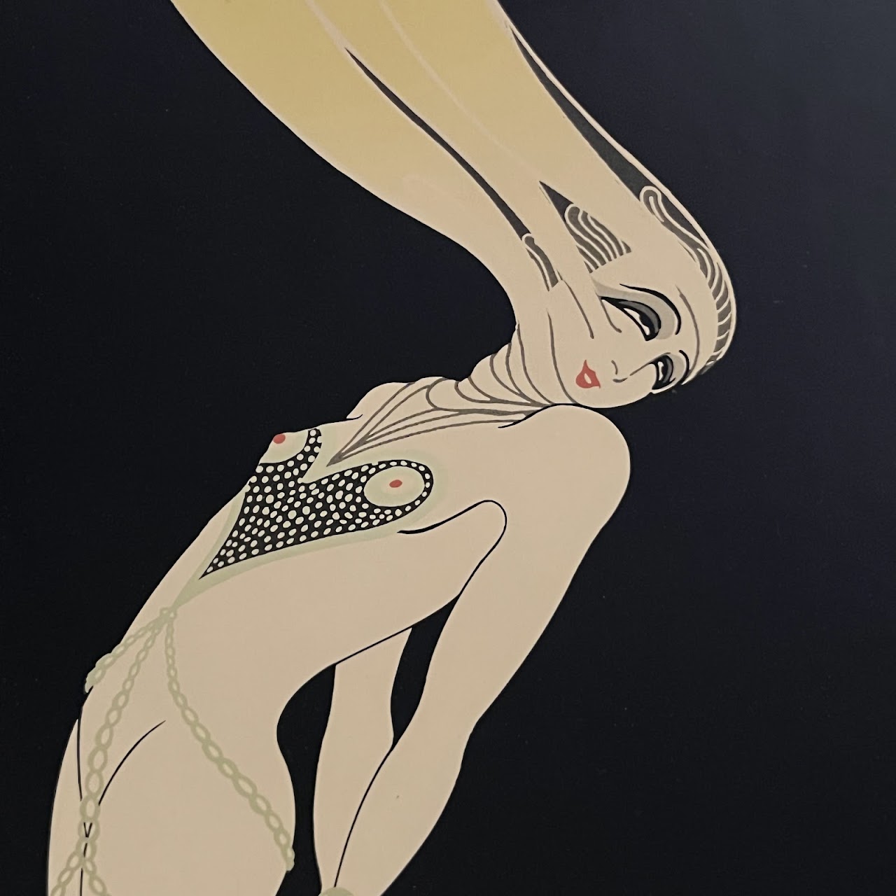 Erté 'L'Amour' Poster by Mirage Editions for Grosvernor Gallery London