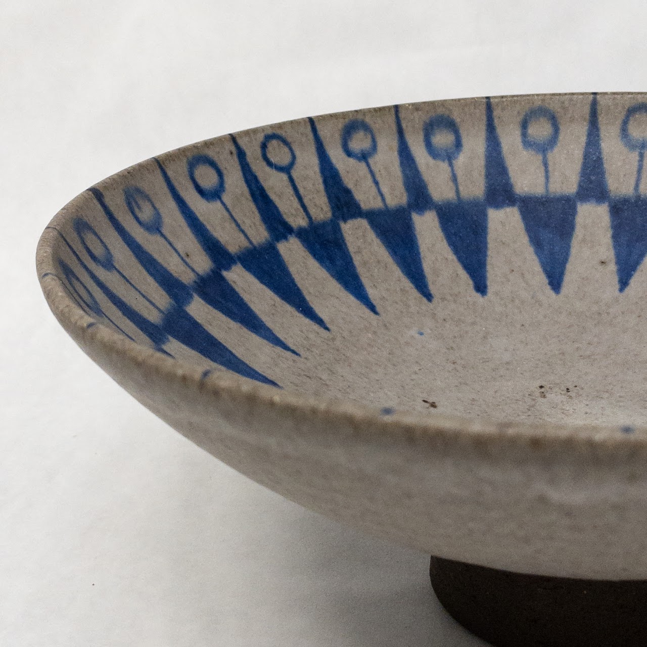 Thomas Toft Danish Mid-Century Signed Ceramic Bowl