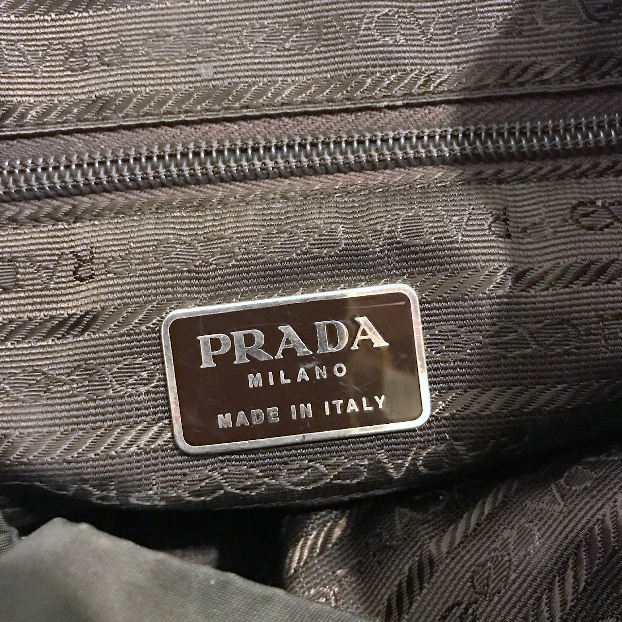 Prada Green Nylon Backpack