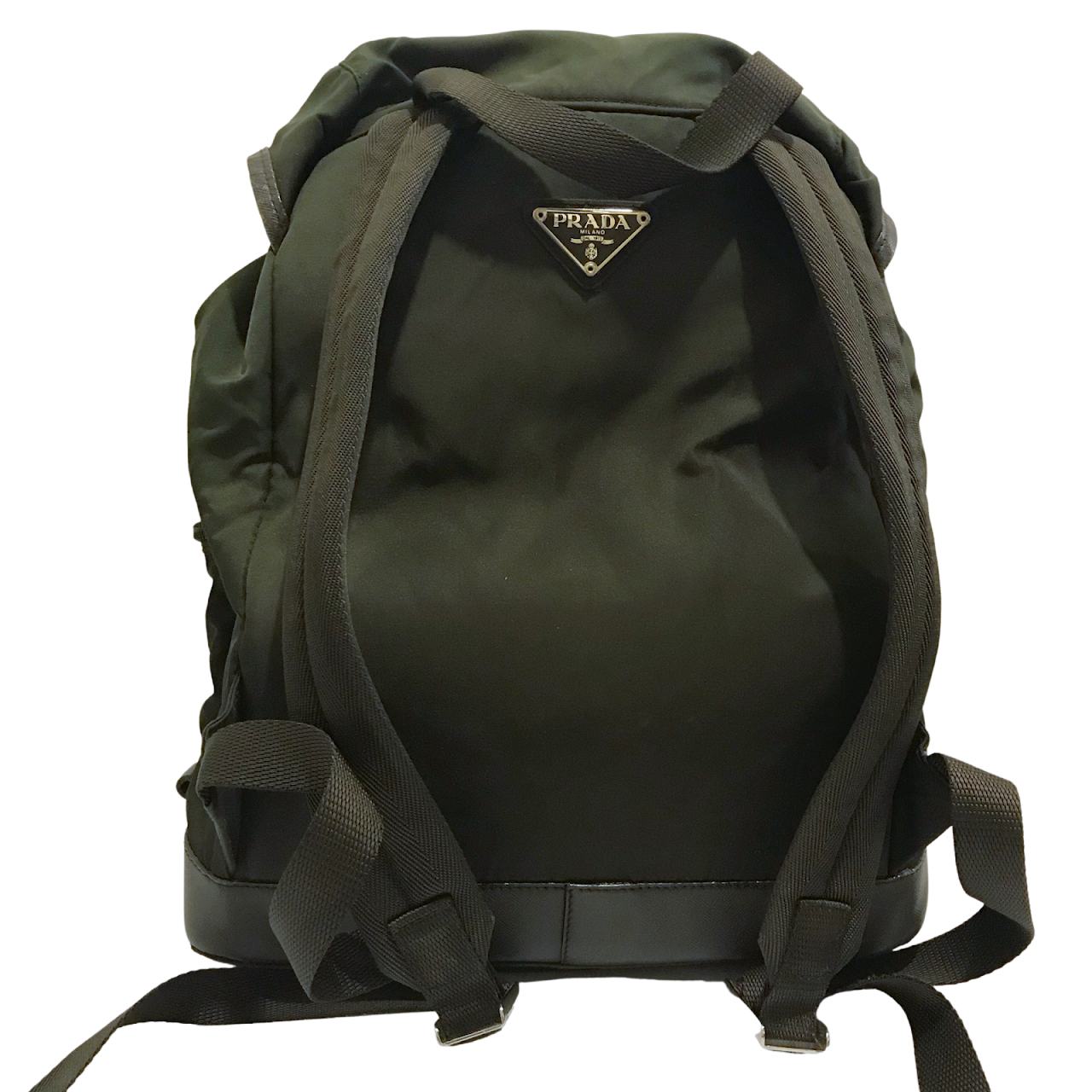 Prada Green Nylon Backpack