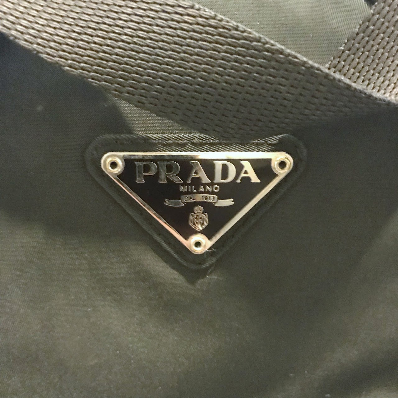 Prada Green Nylon Backpack