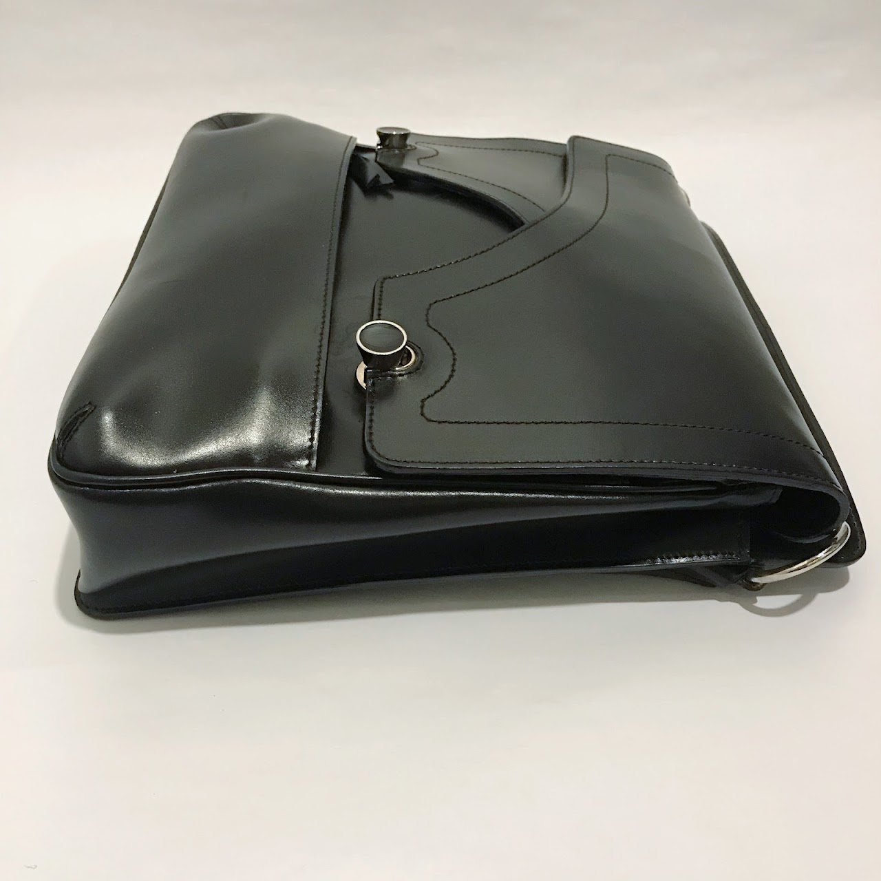 Furla Black Leather Shoulder Bag