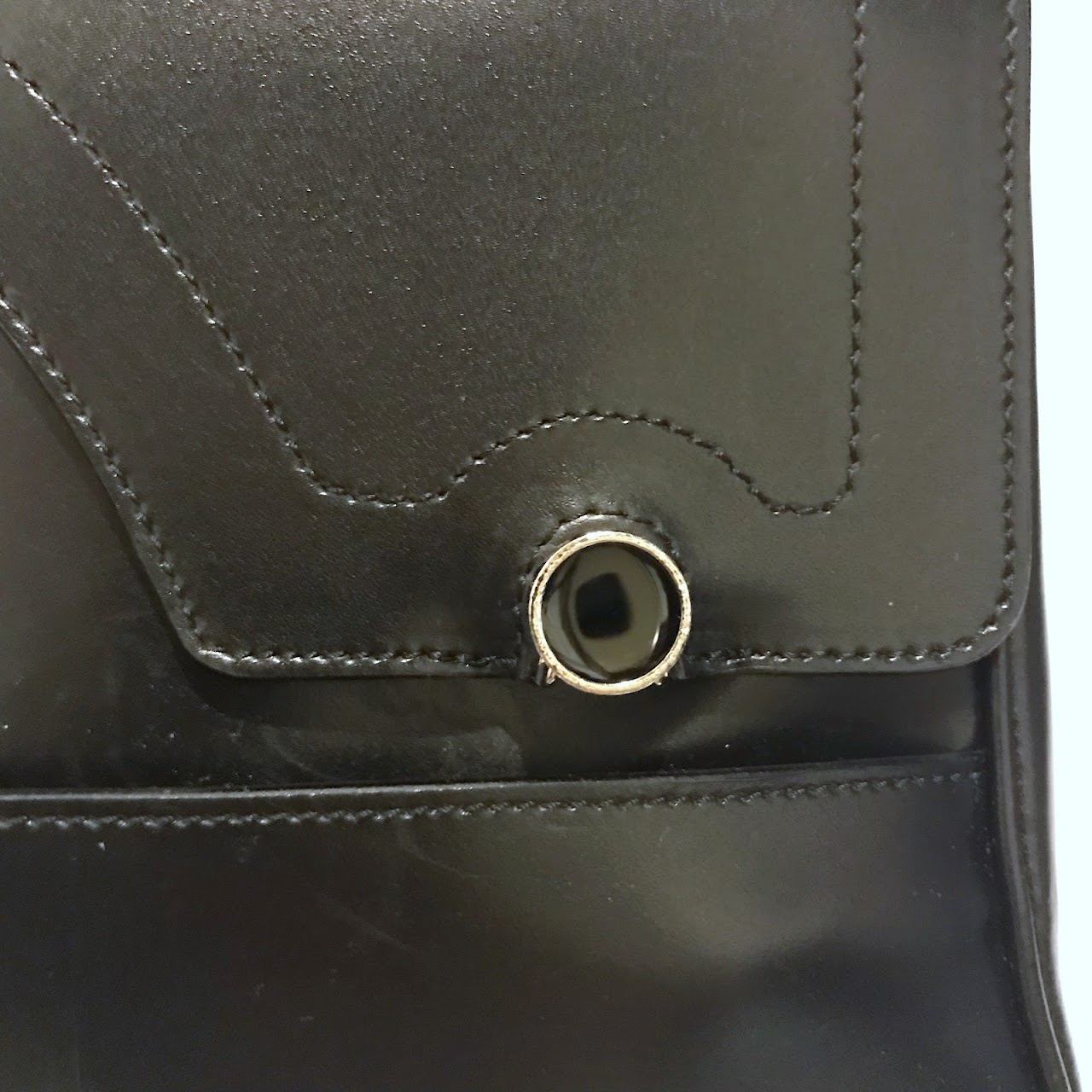 Furla Black Leather Shoulder Bag