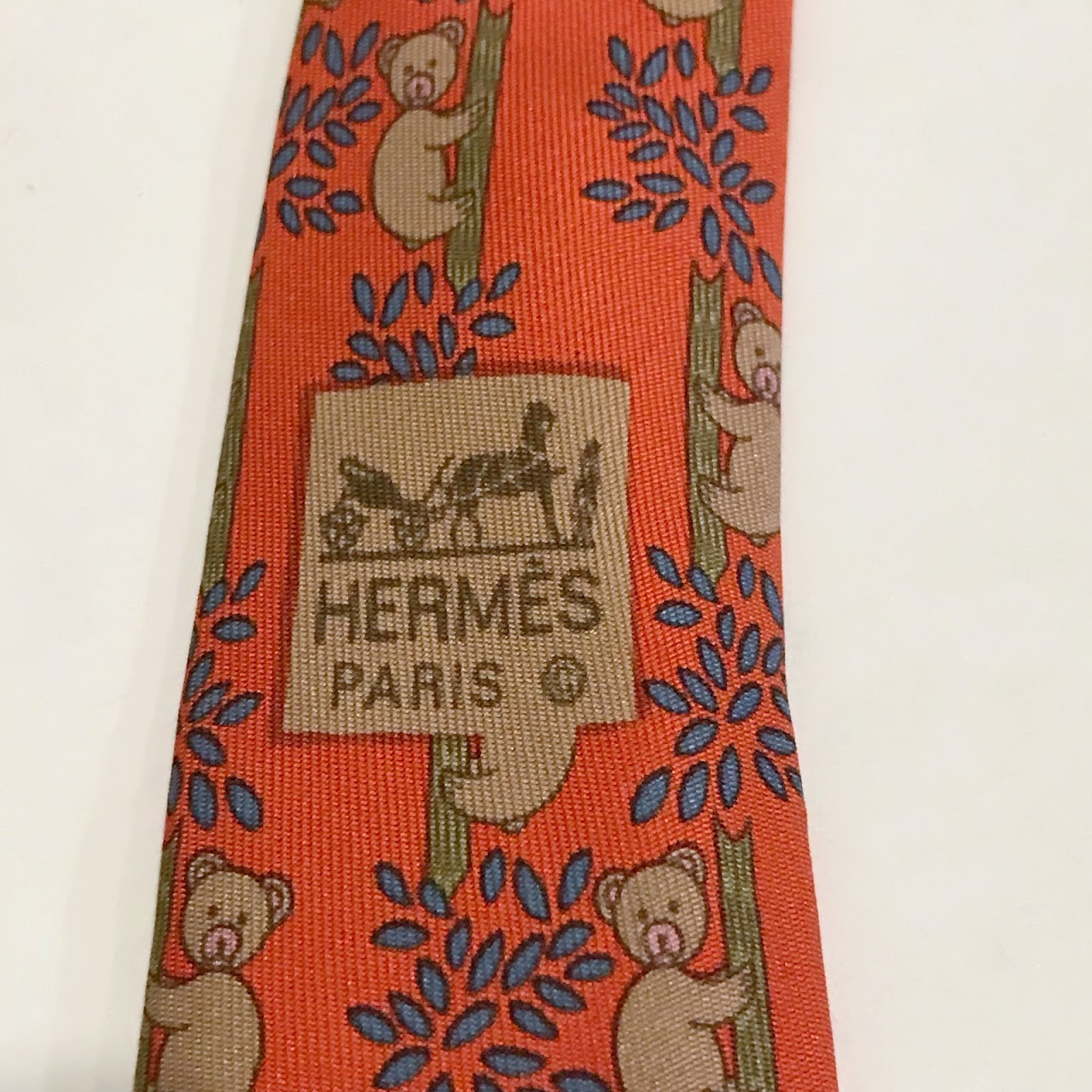 Hermès Silk Koala Tie