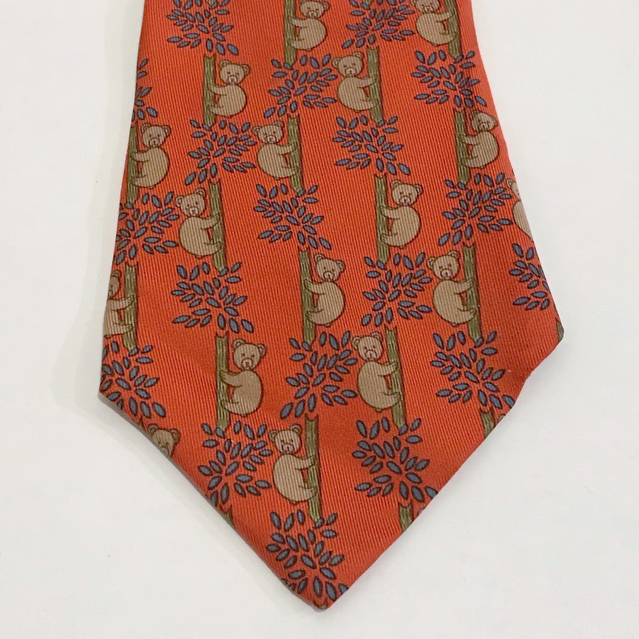 Hermès Silk Koala Tie