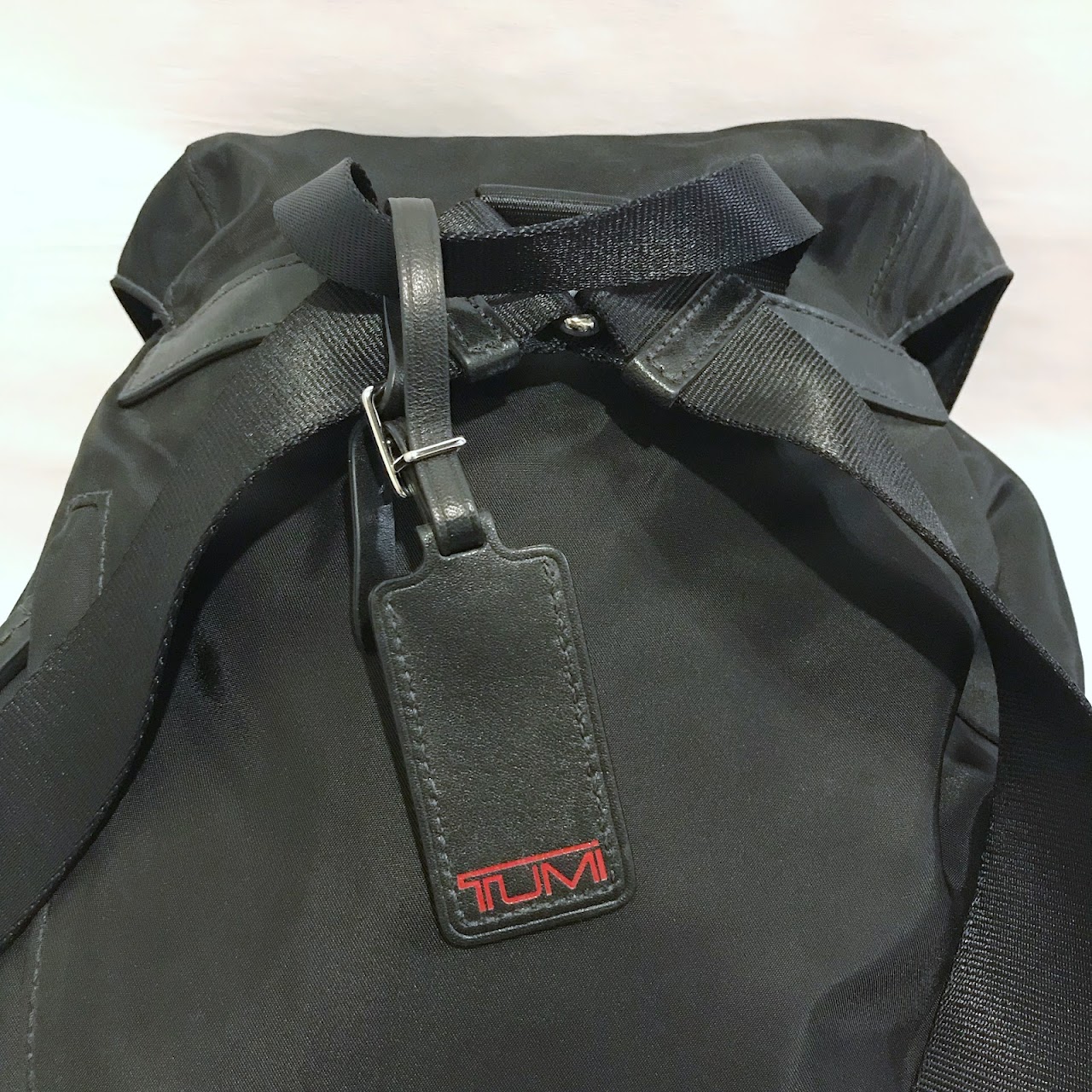 Tumi Black Nylon Travel Backpack