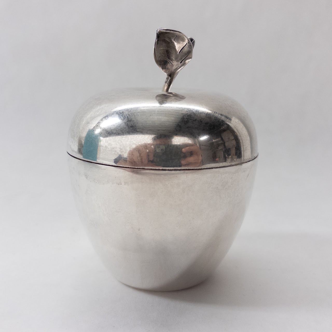 Tiffany & Co. Sterling Silver Lidded Apple Box