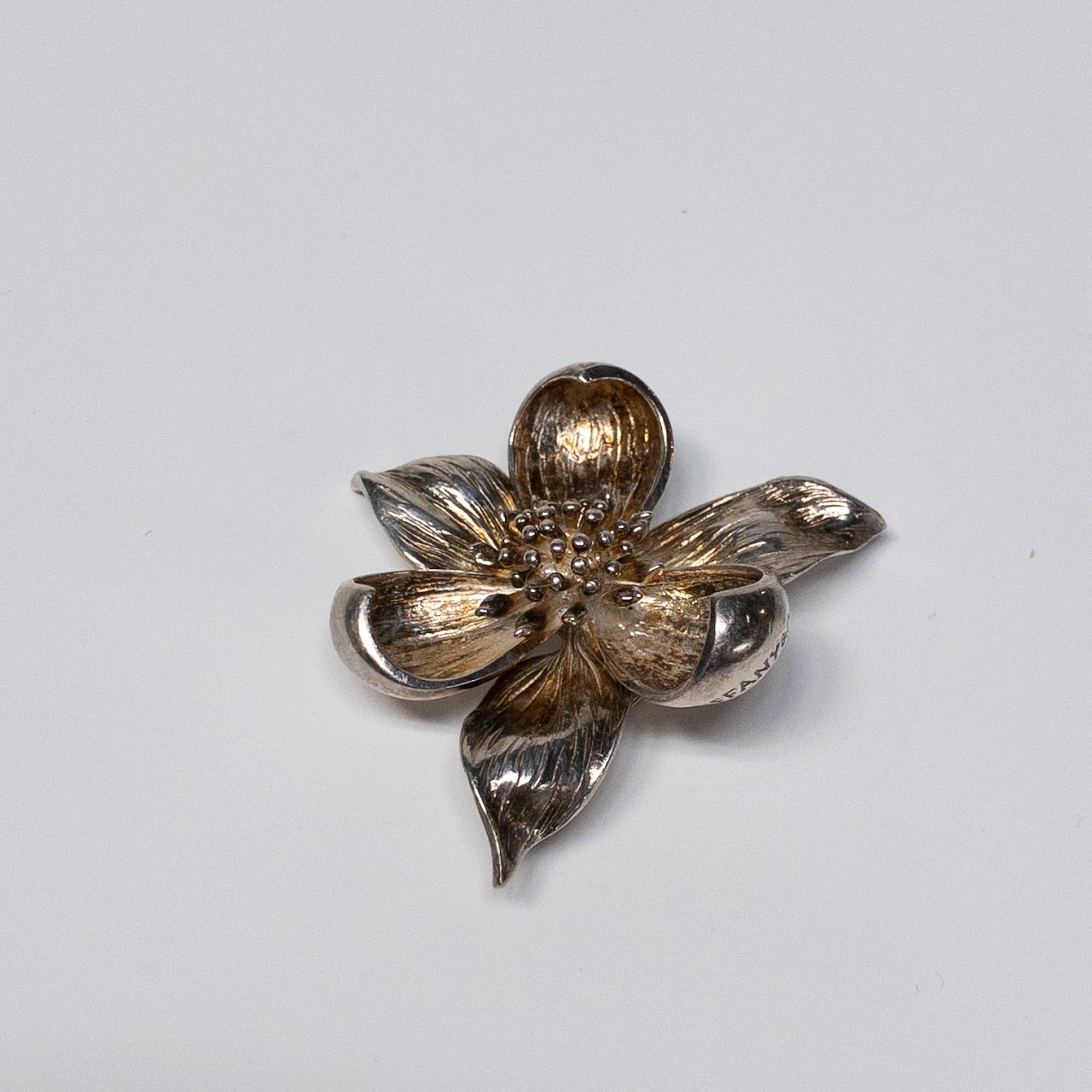 Tiffany & Co. Sterling Silver Flower Brooch