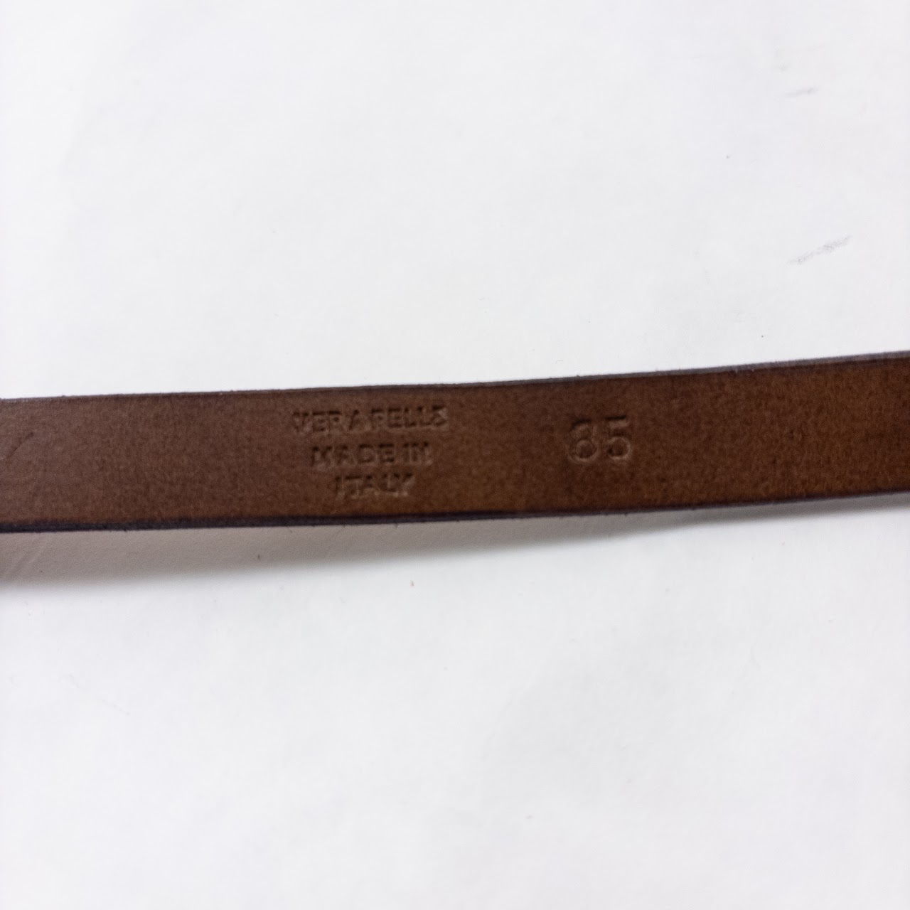 Maison Martin Margiela Leather Double Tabbed Belt