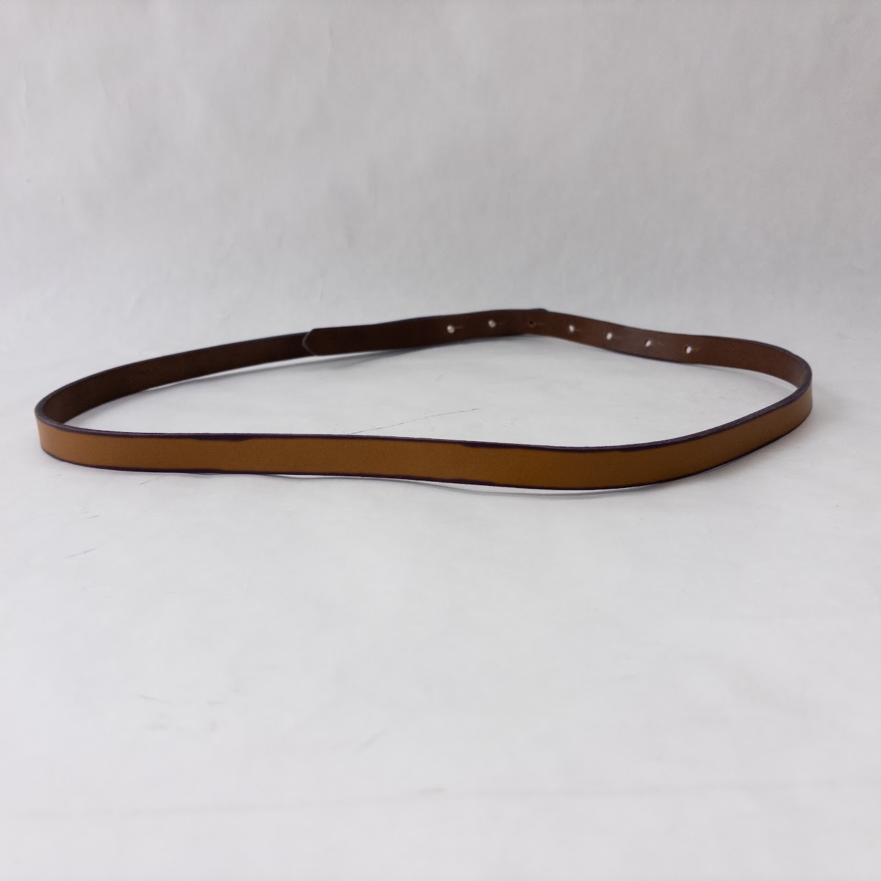 Maison Martin Margiela Leather Double Tabbed Belt