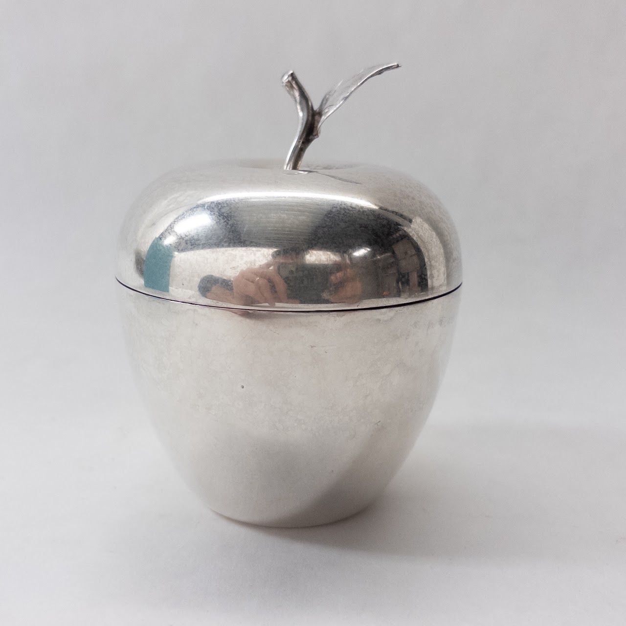 Tiffany & Co. Sterling Silver Lidded Apple Box