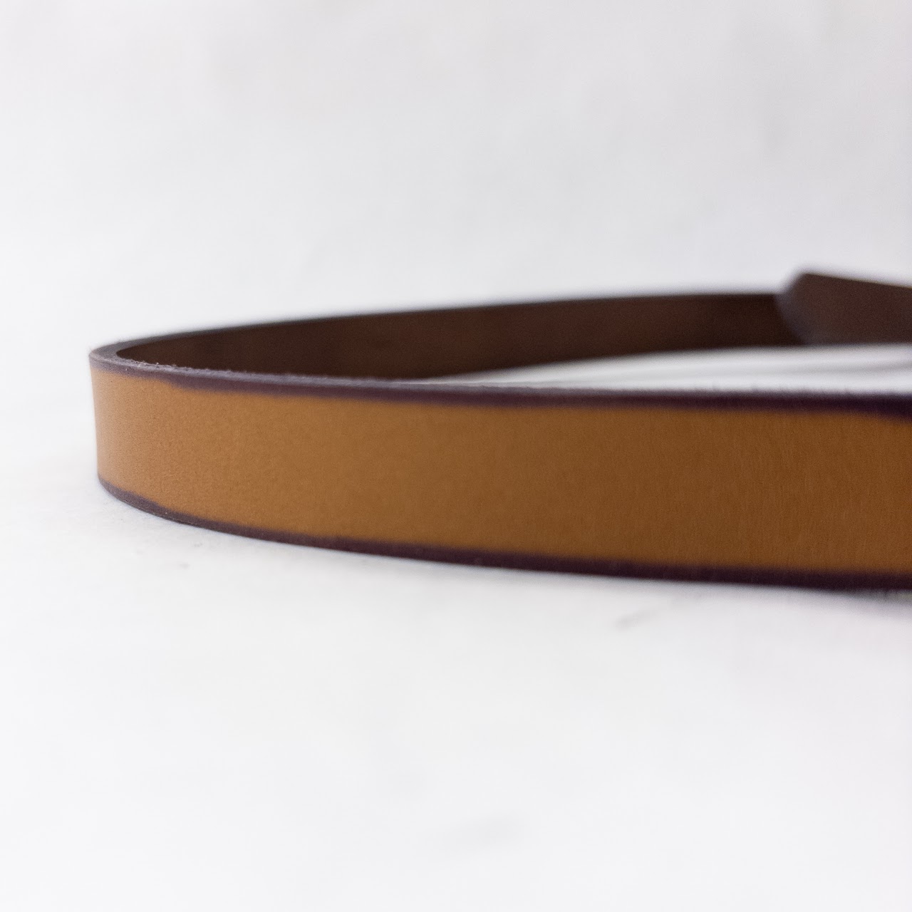 Maison Martin Margiela Leather Double Tabbed Belt