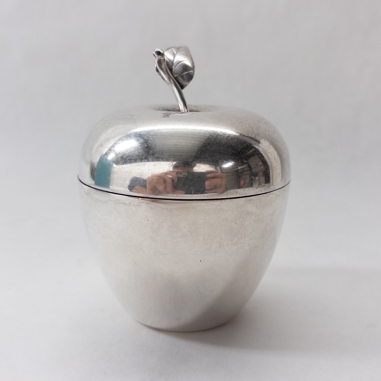 Tiffany & Co. Sterling Silver Lidded Apple Box