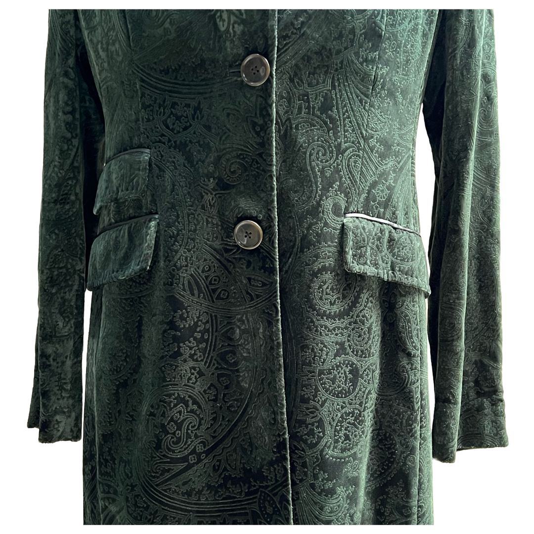 Etro Embossed Velvet Smoking Jacket