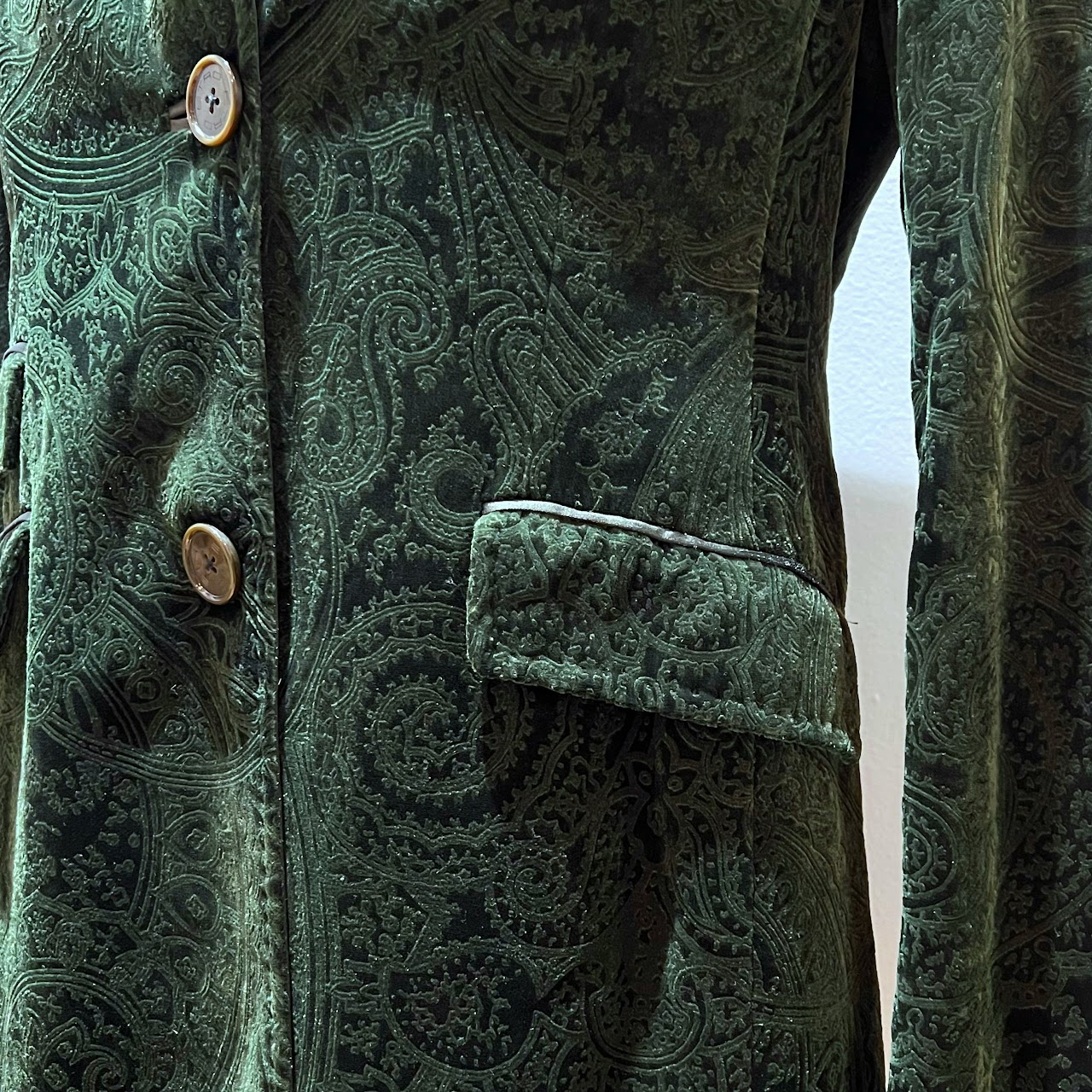 Etro Embossed Velvet Smoking Jacket