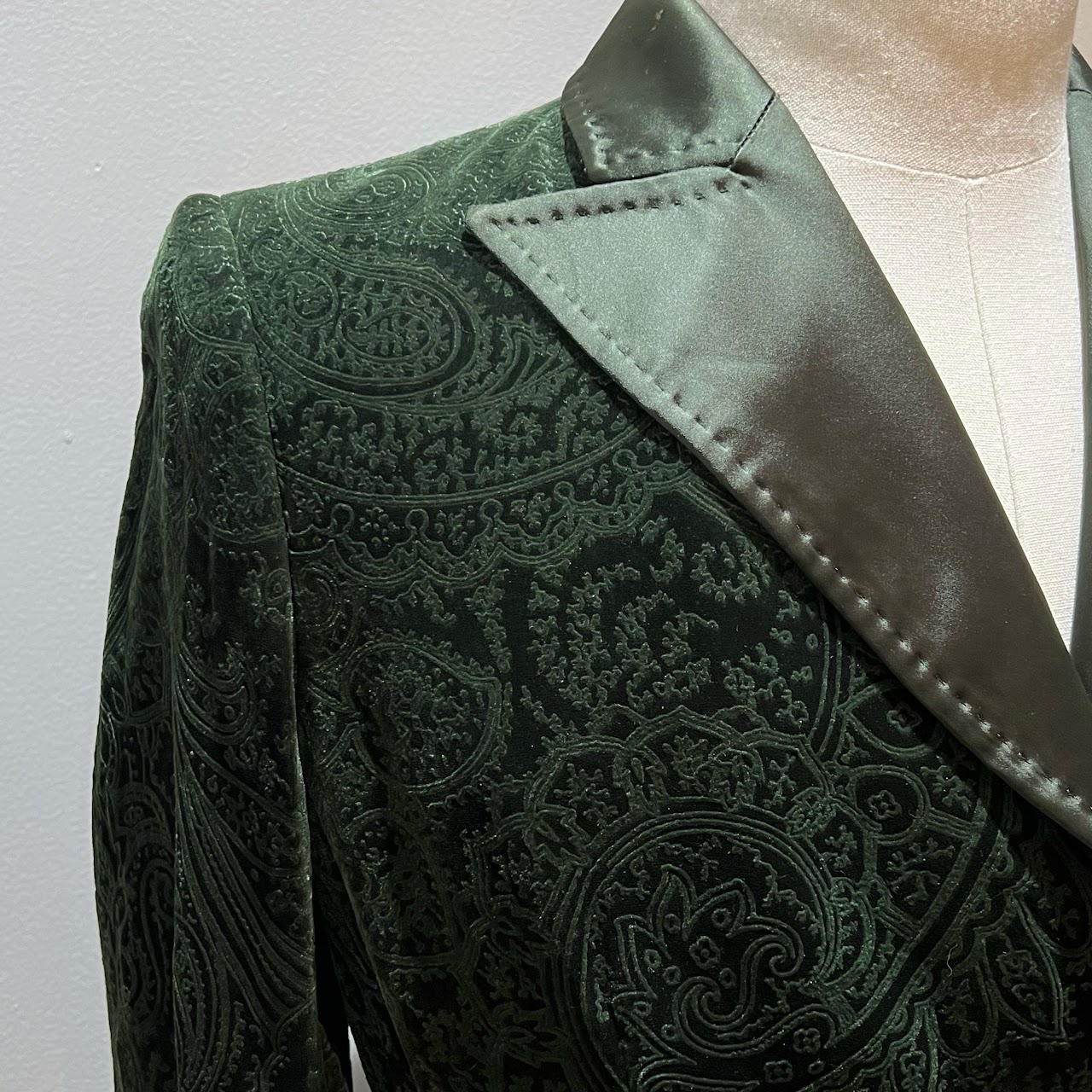 Etro Embossed Velvet Smoking Jacket