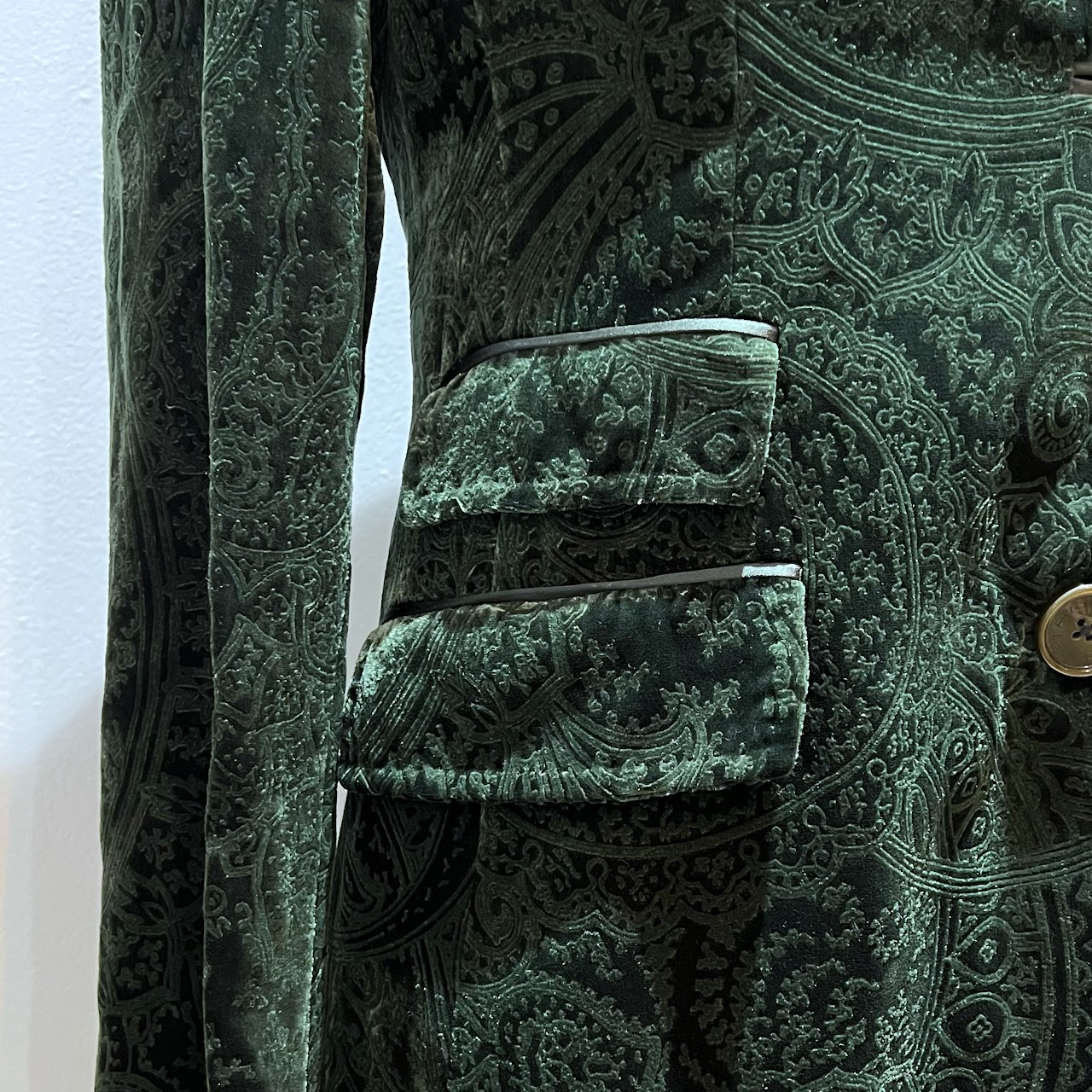 Etro Embossed Velvet Smoking Jacket