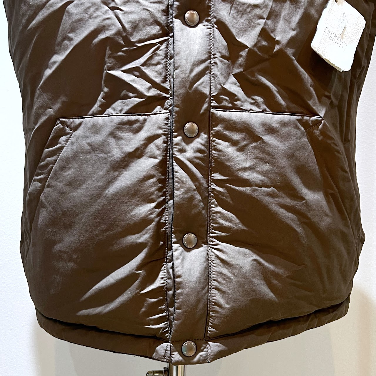 Brunello Cucinelli NEW Reversible Down Filled Sportsman's Vest