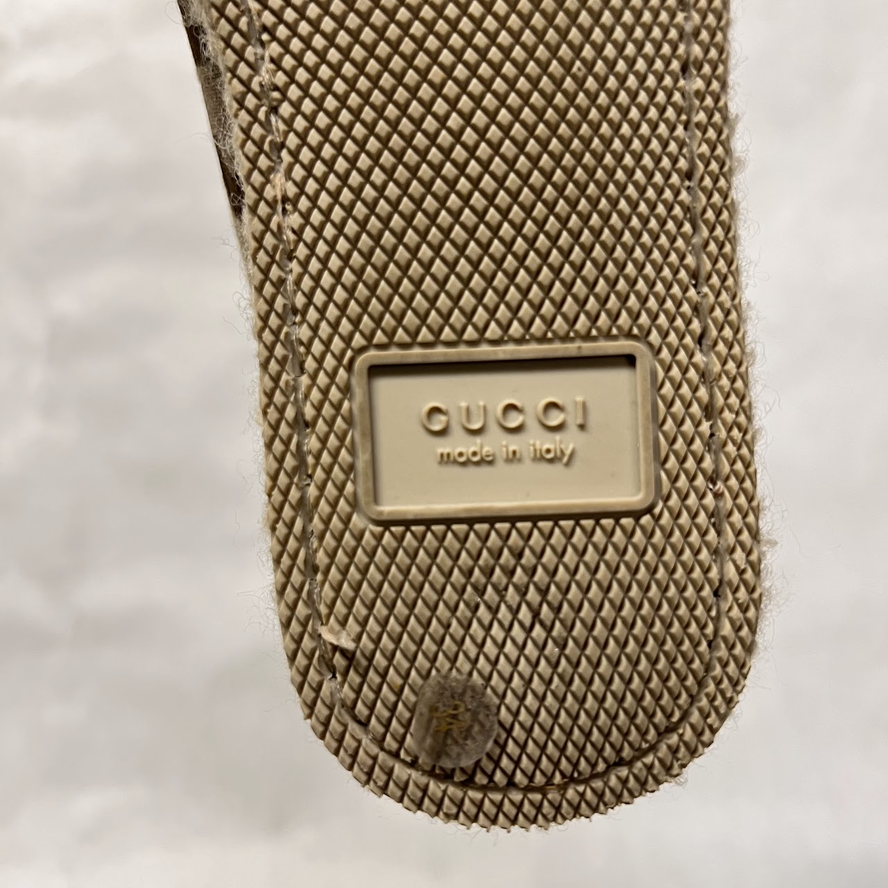 Gucci Fria GG Logo Shearling Boots