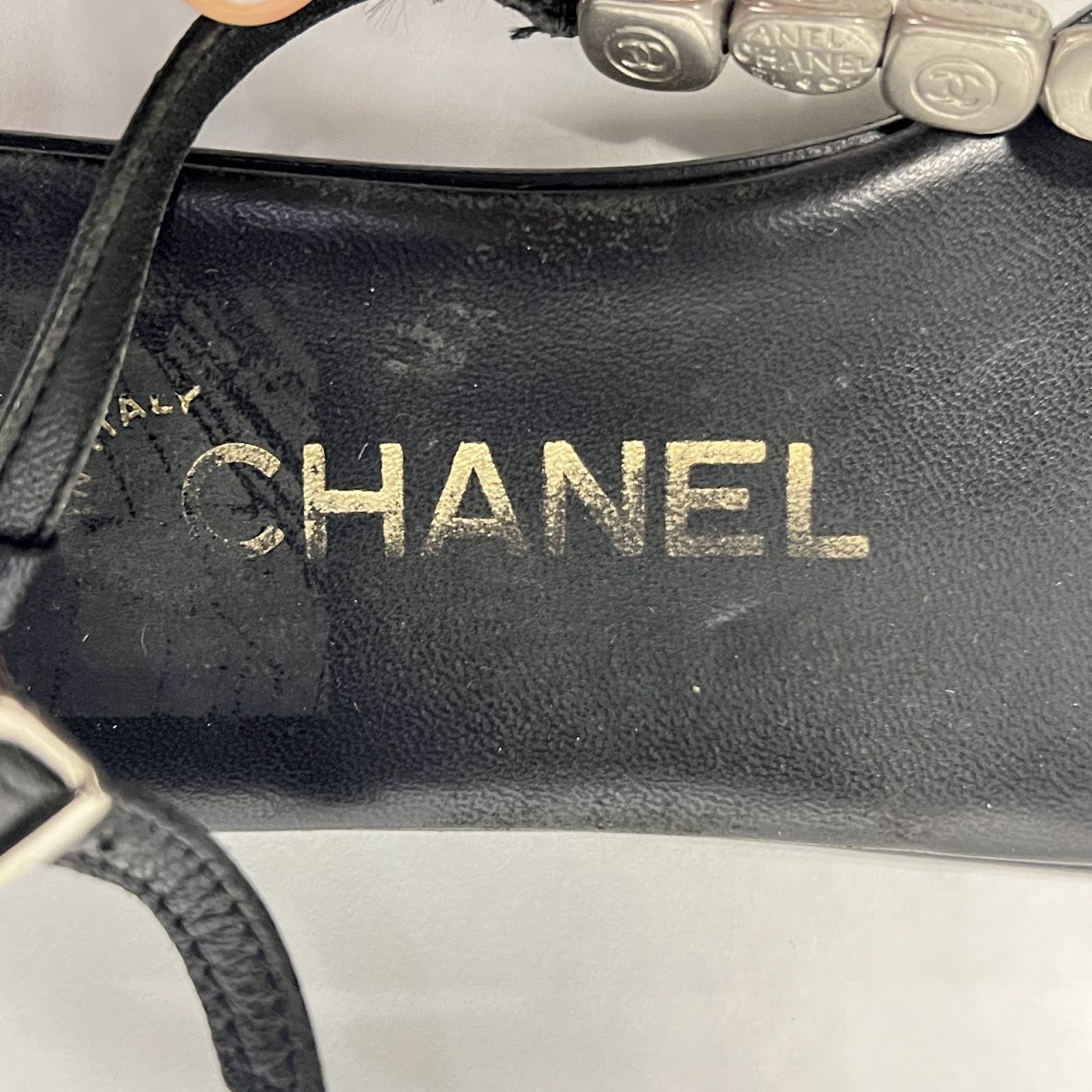 Chanel Ankle Strap Sandals