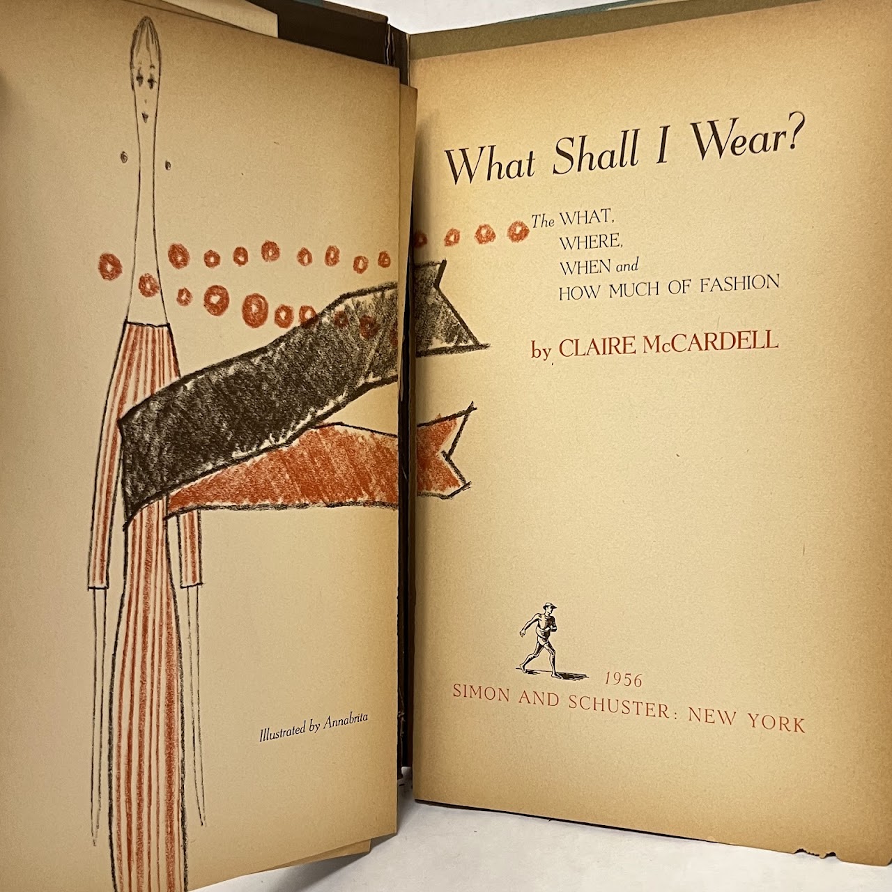 Clare McCardell Signed  'What Shall I Wear' Fashion Guide First Printing