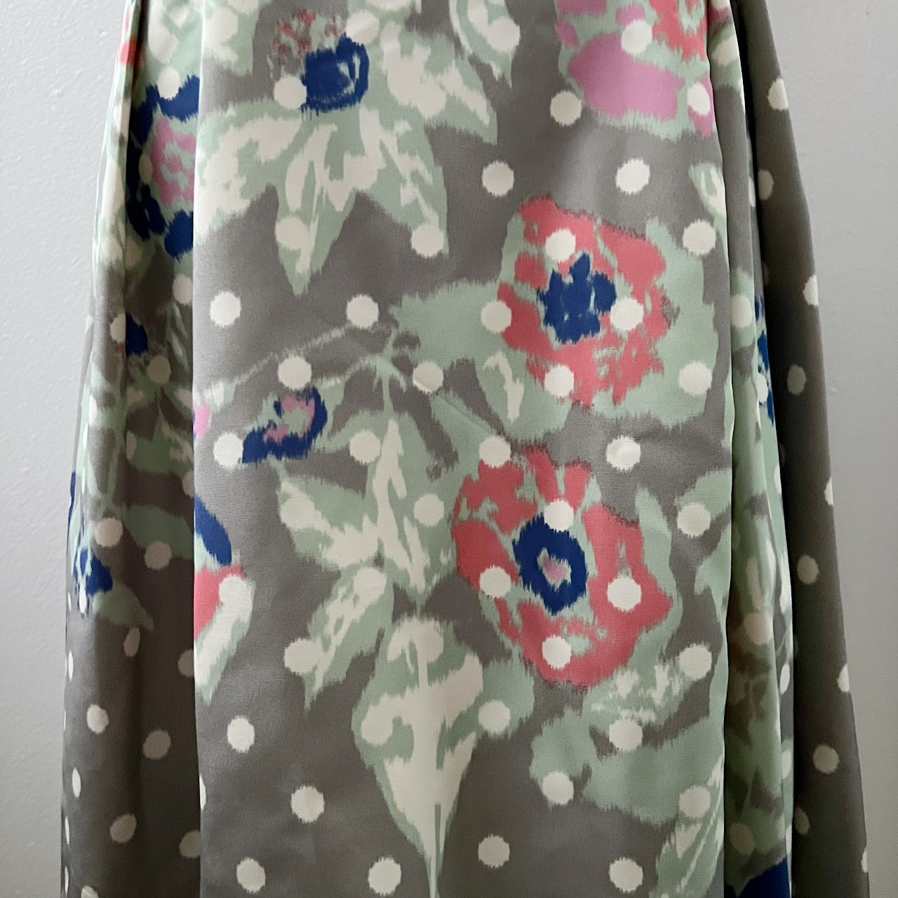 Prada Floral Silk Midi Dress