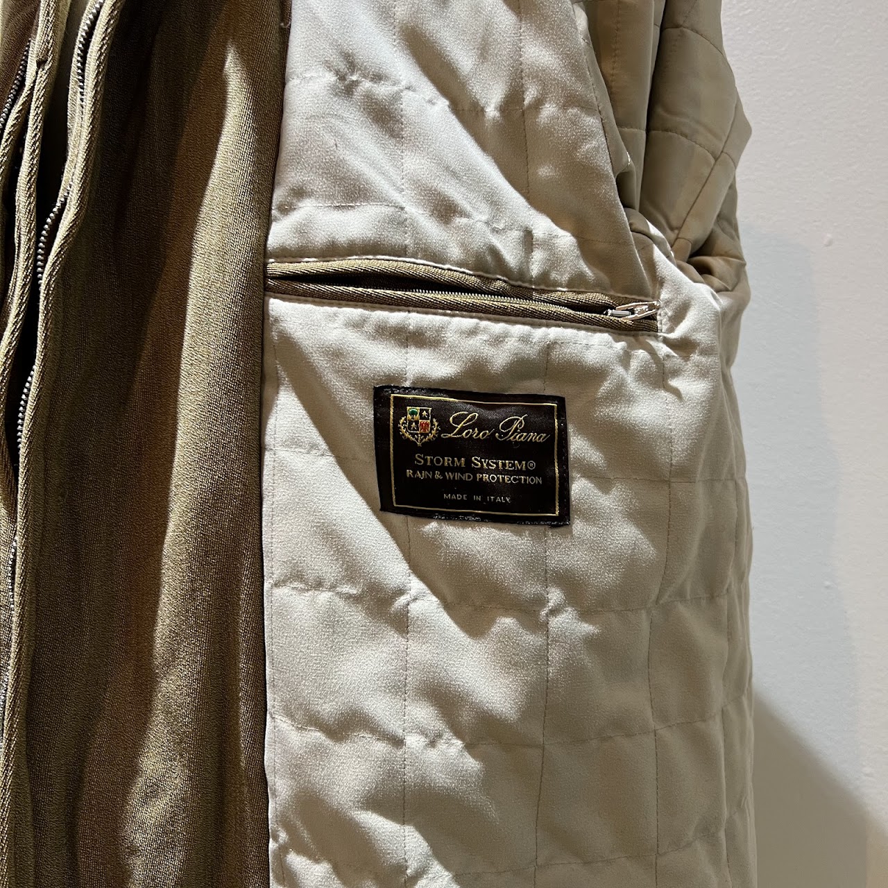 Loro Piana Storm System Lined Inclement Weather Coat