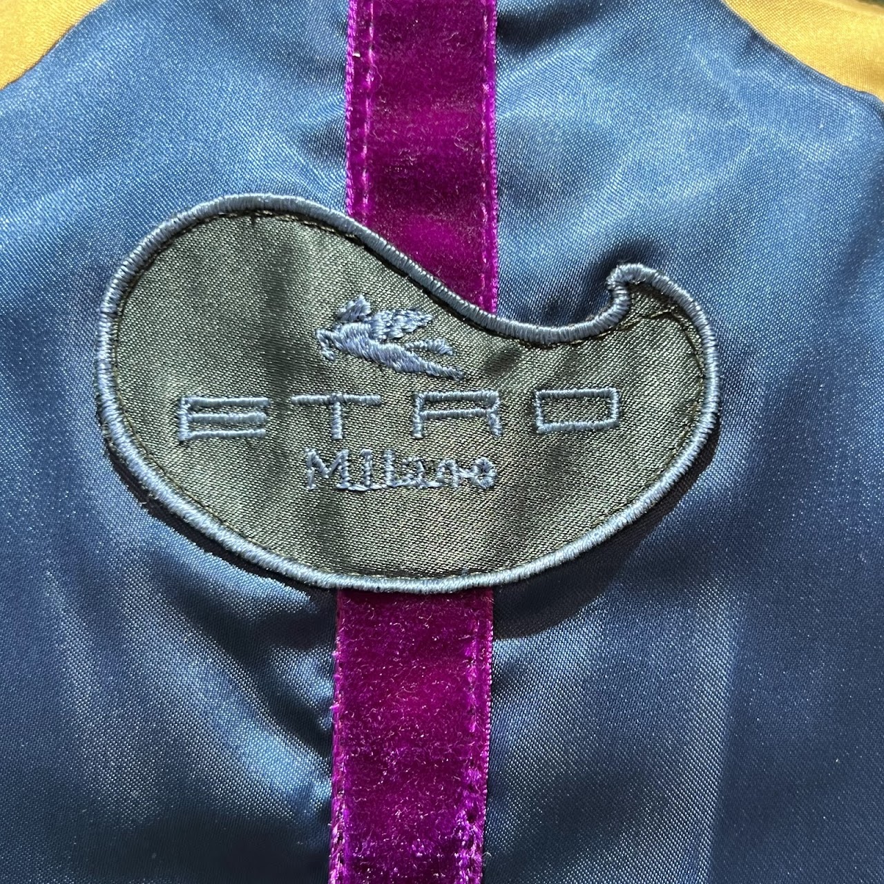 Etro Embossed Velvet Smoking Jacket