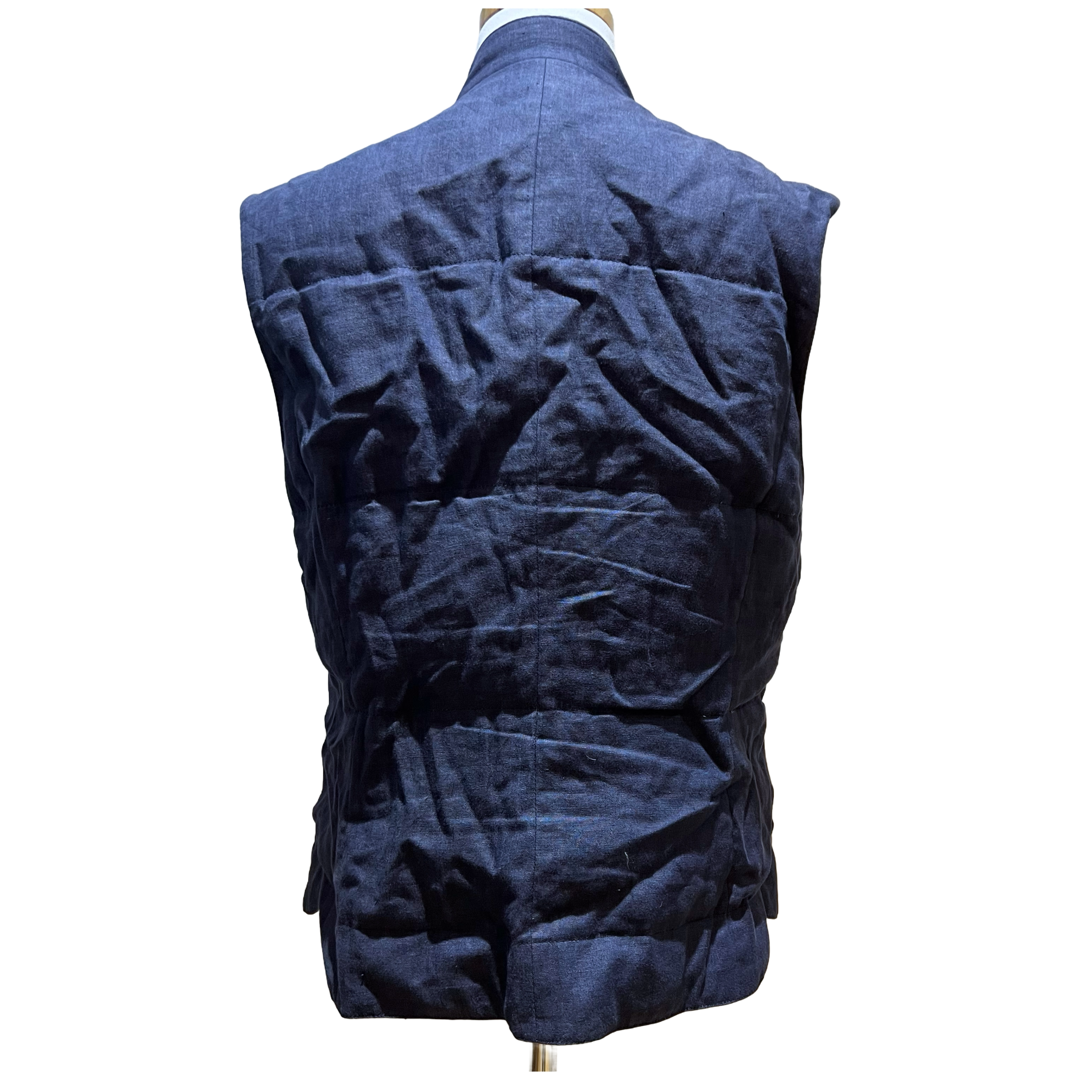 Brunello Cuccinelli French Blue Down Vest