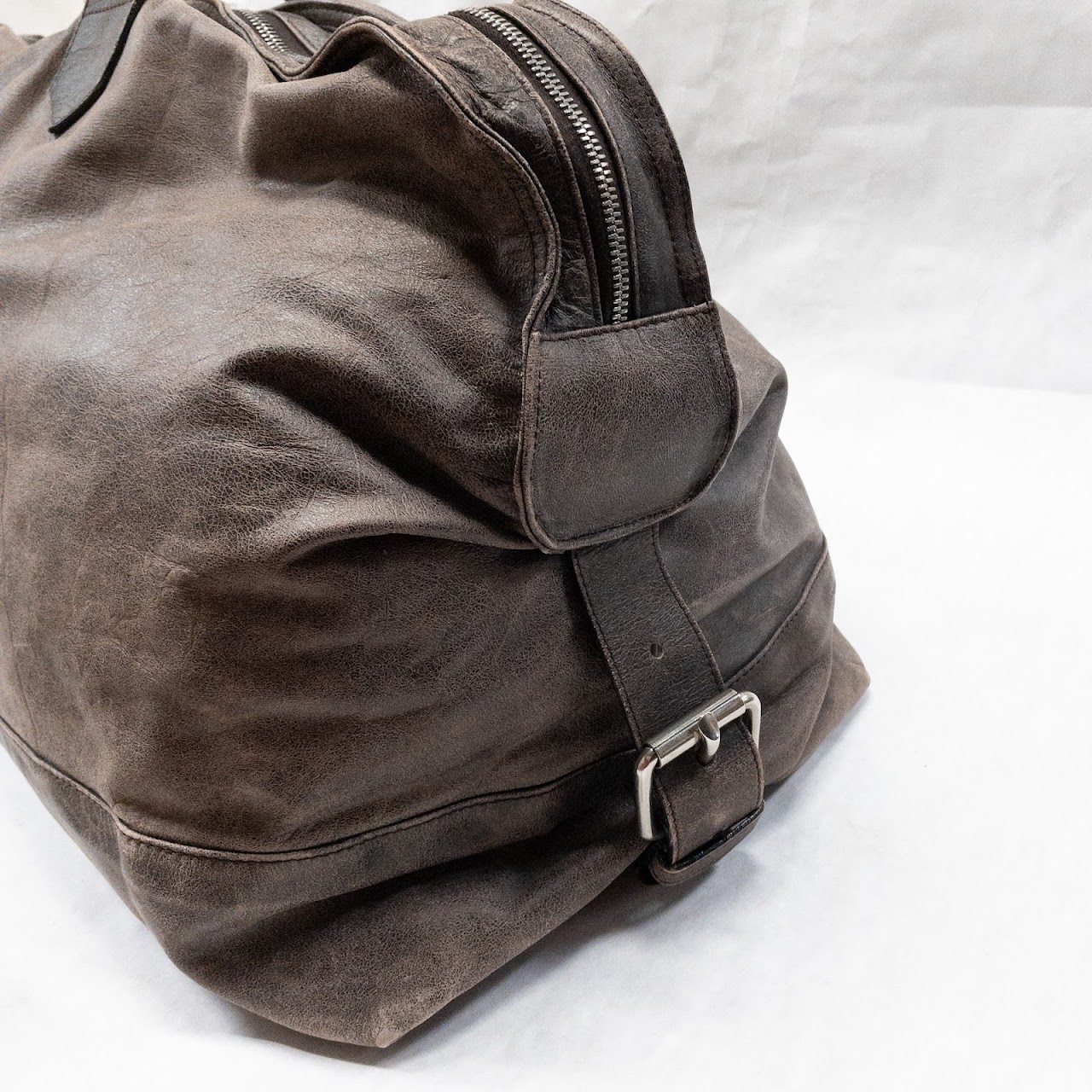 Ann Demeulemeester Leather Duffel Bag