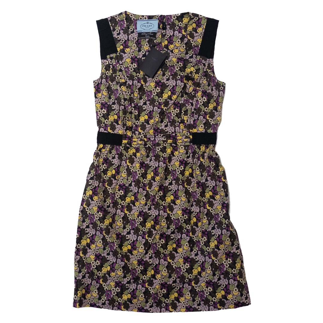 Holliday & Brown Re-Edit For Prada Floral Shoulder Strap Dress