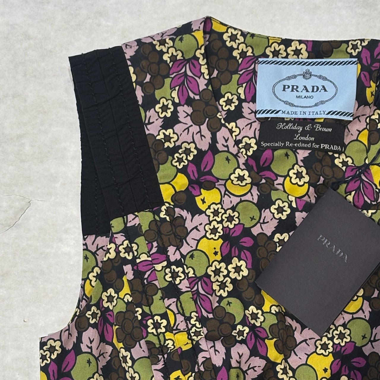 Holliday & Brown Re-Edit For Prada Floral Shoulder Strap Dress