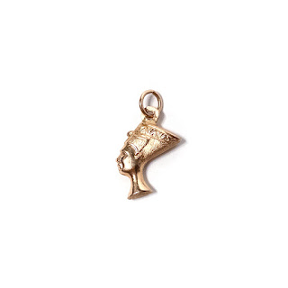 14K Gold Nefertiti Charm